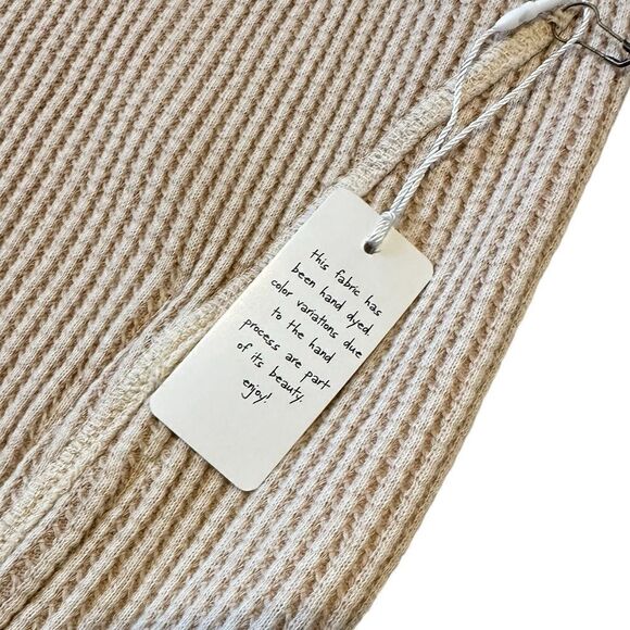 The Free People One Katya Thermal Mini Dress Cream Size Small NWT - Picture 6 of 10